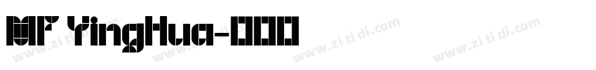 MF YingHua字体转换